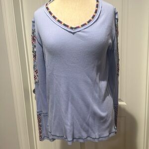 Sundance embroidered Henley
